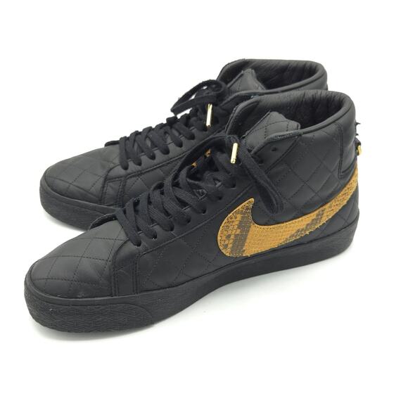 Nike SB Zoom Blazer Mid QS x Supreme Black Snakeskin Men\'s Size 10.5 DV5078-001 main image 5